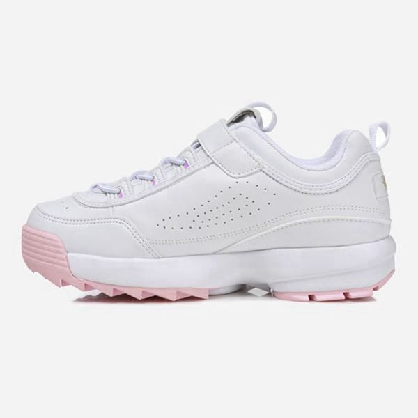 Zapatillas Fila Niñas Blancas / Rosas - Disruptor 2 Kd - España 129536WKP